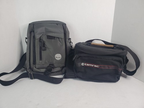 Camera bag lot with - with, (2)