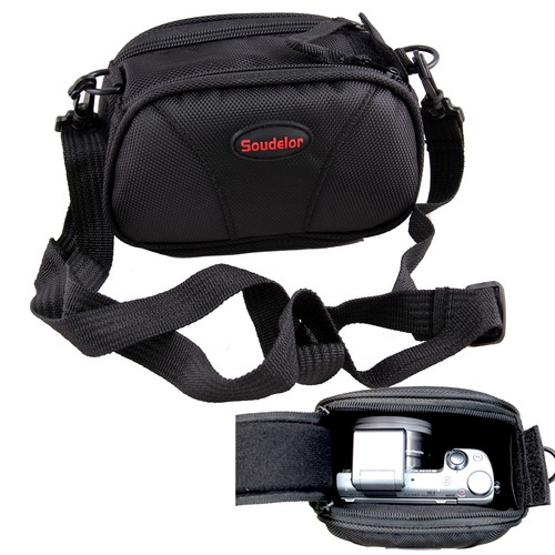 Black camera case bag pouch - camera,