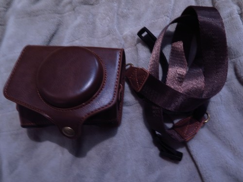 Leather case camera bag - pu,
